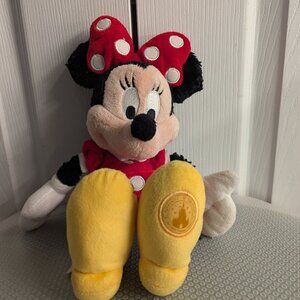 Minnie Mouse Character Plush Doll 12" Disney Parks Disneyland Walt Disney World